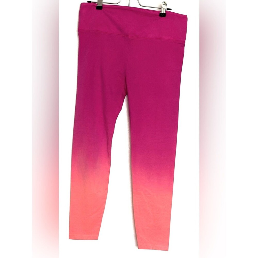 Lou & Grey Pink & Orange Ombre Leggings Size LP